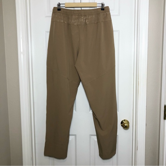 Travels Together By You Ruched Drawstring Waist Pocket Lightweight Khaki Pants L - Picture 5 of 16